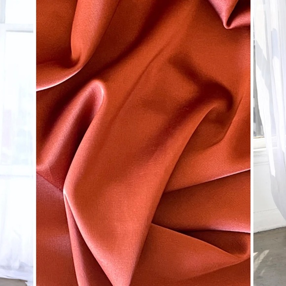 Moda Glam: Delilah Corset Gown- Terracotta (Color) - Picture 4 of 4